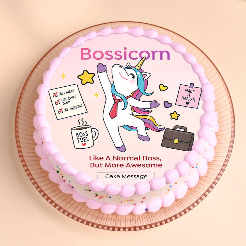 Bossicorn Office Fun Cake