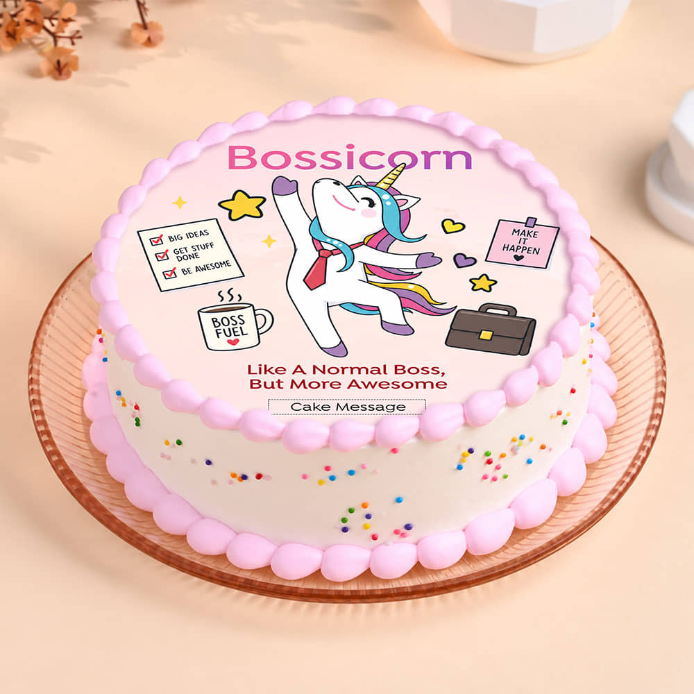Bossicorn Office Fun Cake