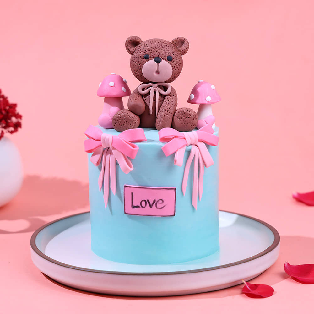 Bows N Teddy Love Cake Bows N Teddy Love Cake