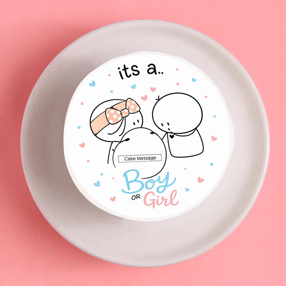 Boy Or Girl Bento Cake
