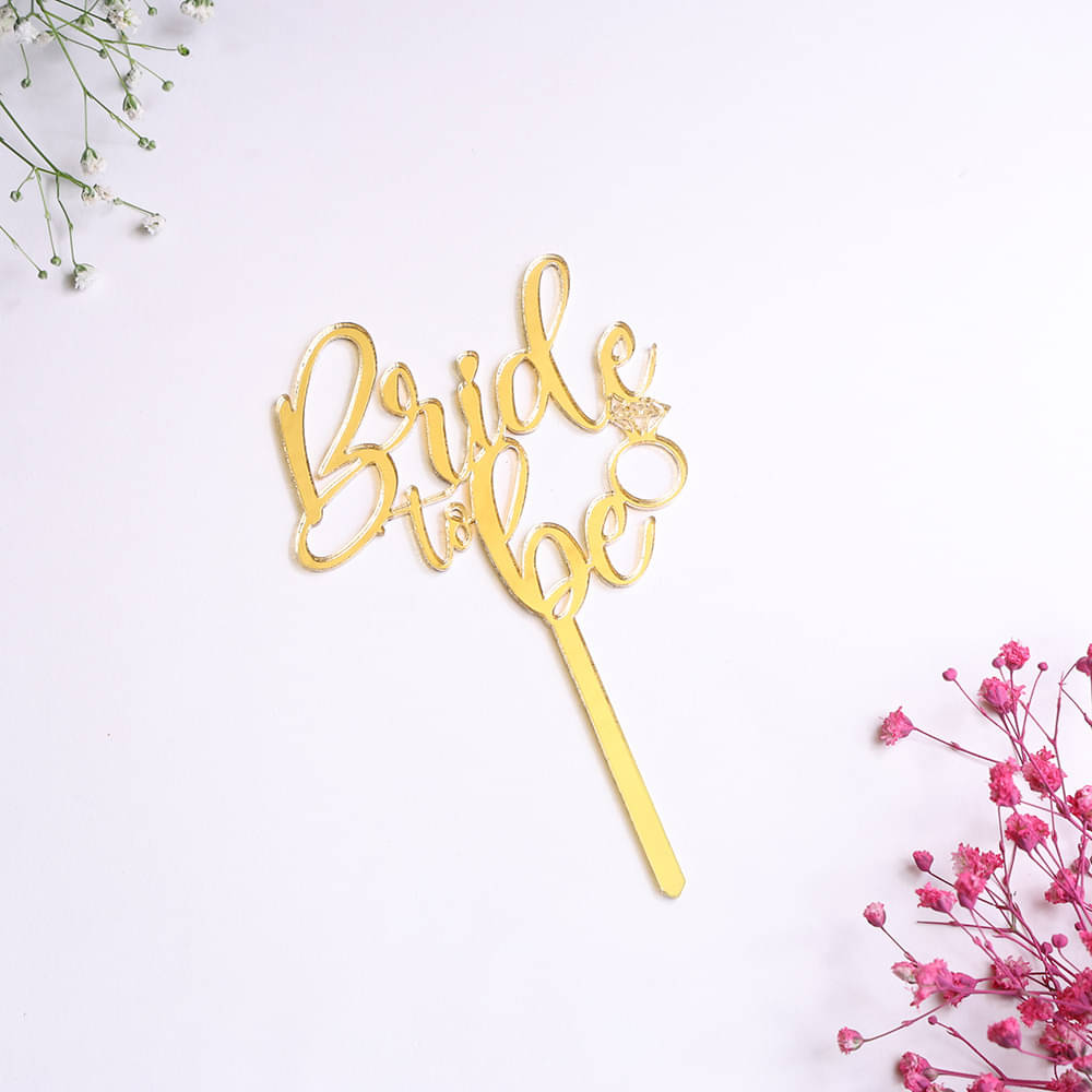 Bride To Be Cake Topper