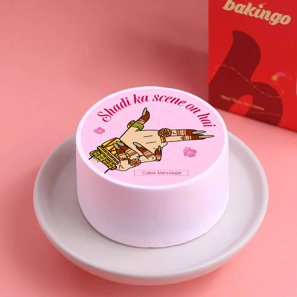 Bride To Be Shadi Scene Bento Cake