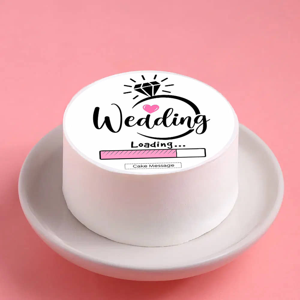 Bride To Be Wedding Loading Bento Cake