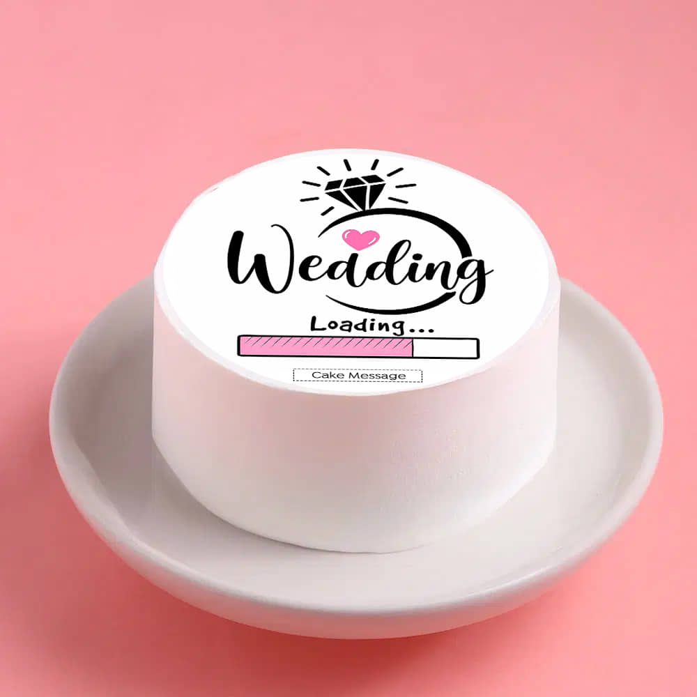 Bride To Be Wedding Loading Bento Cake
