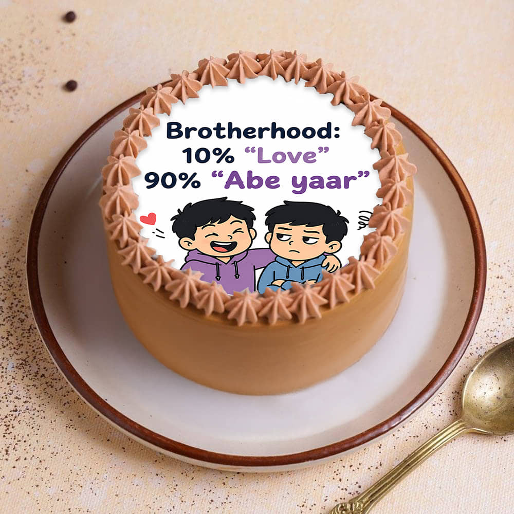 Brotherhood Banter Bento Cake