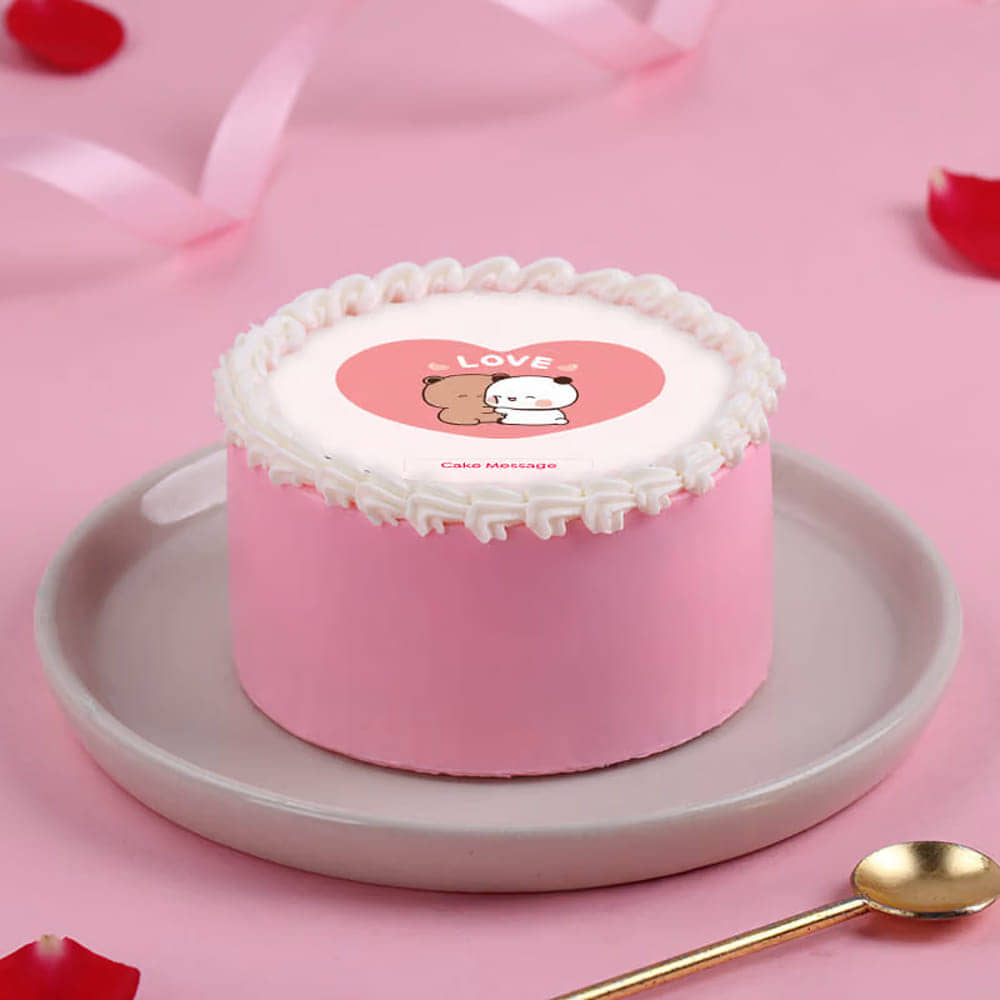 Front View of Bubu Dudu Bento Cake Front View of Bubu Dudu Bento Cake