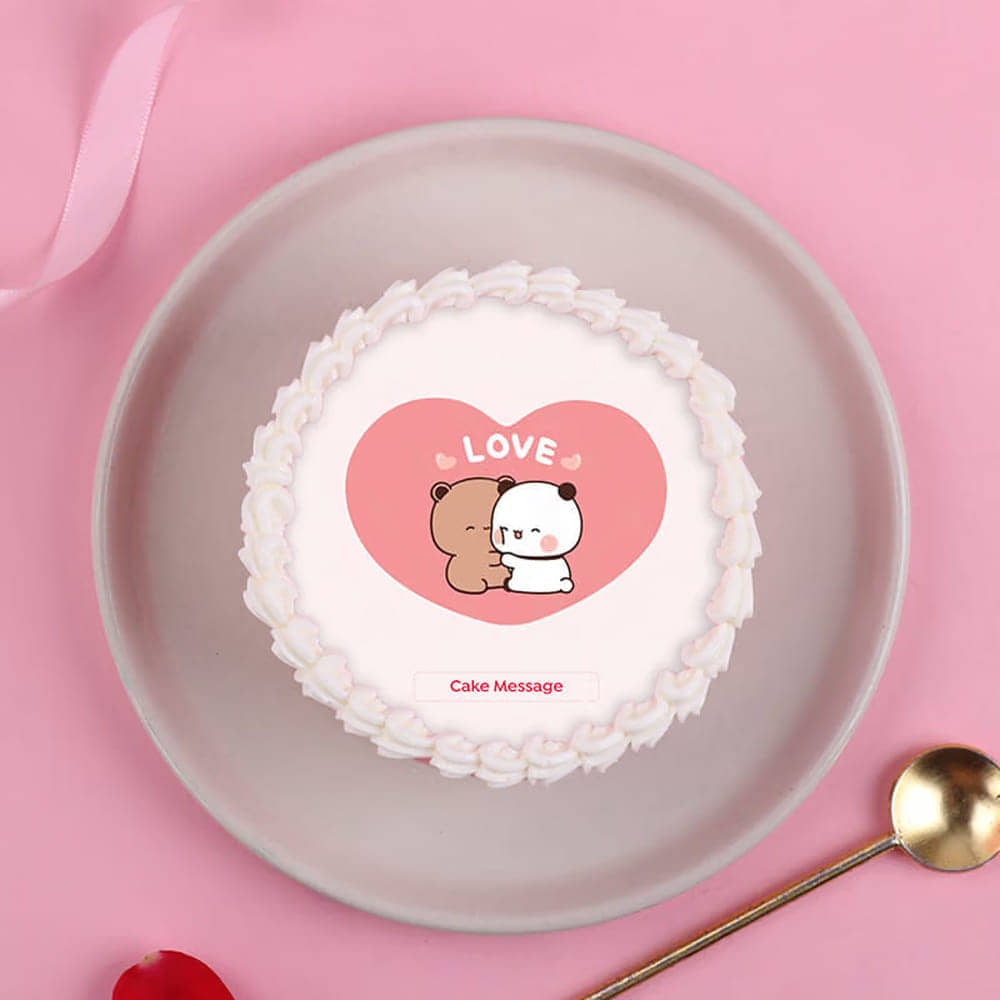 Top View of Bubu Dudu Bento Cake Top View of Bubu Dudu Bento Cake
