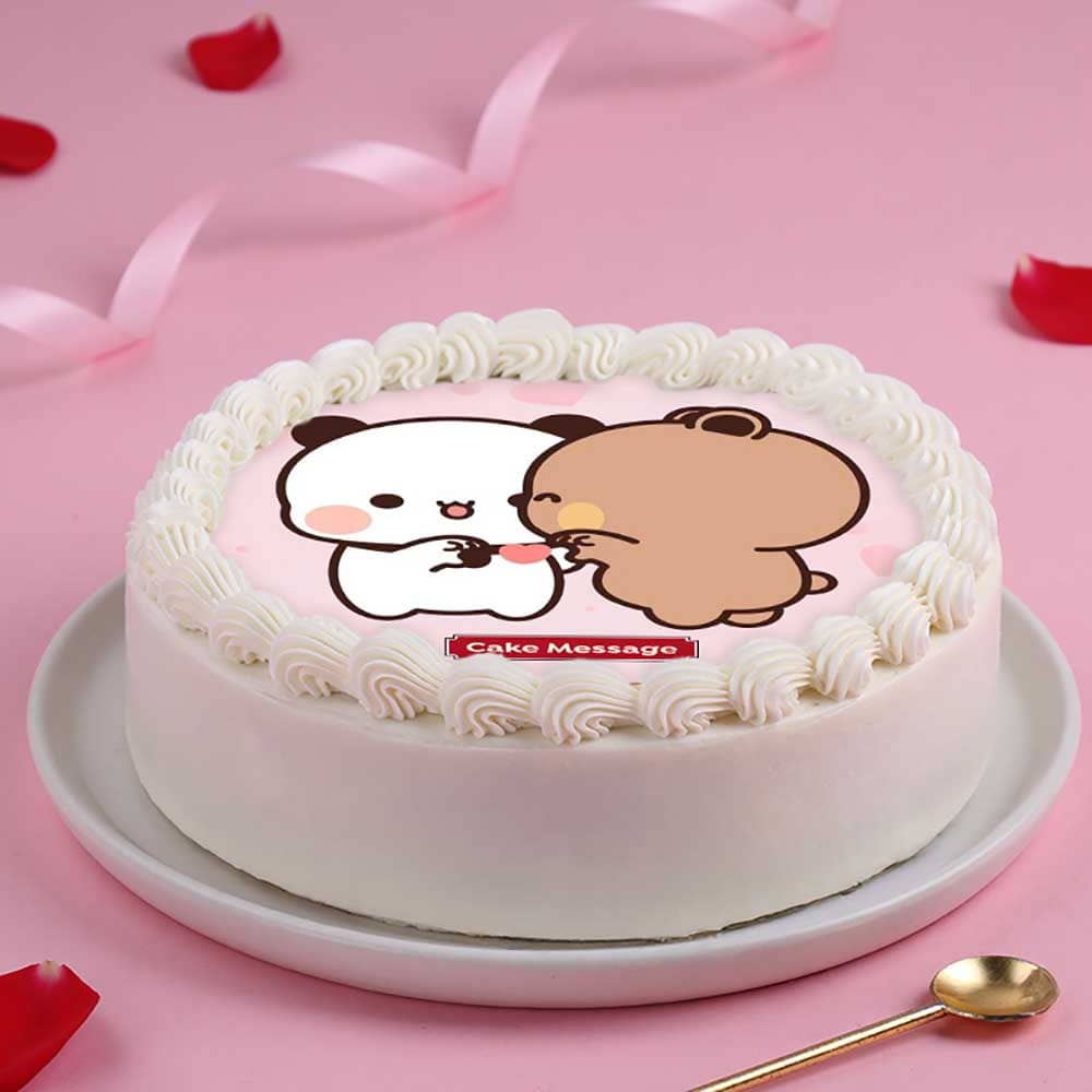 Bubu Dudu Kiss Day Cake