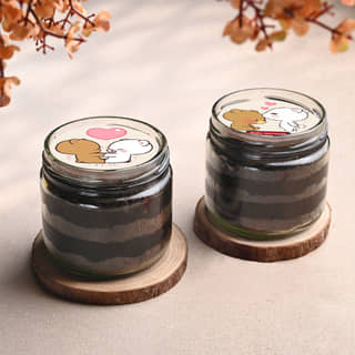 Order Bubu Dudu Love Two Choco Jar Cakes Order Bubu Dudu Love Two Choco Jar Cakes