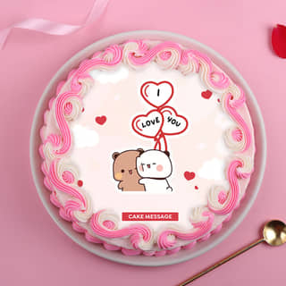 Top View of Bubu Dudu Cake Top View of Bubu Dudu Cake