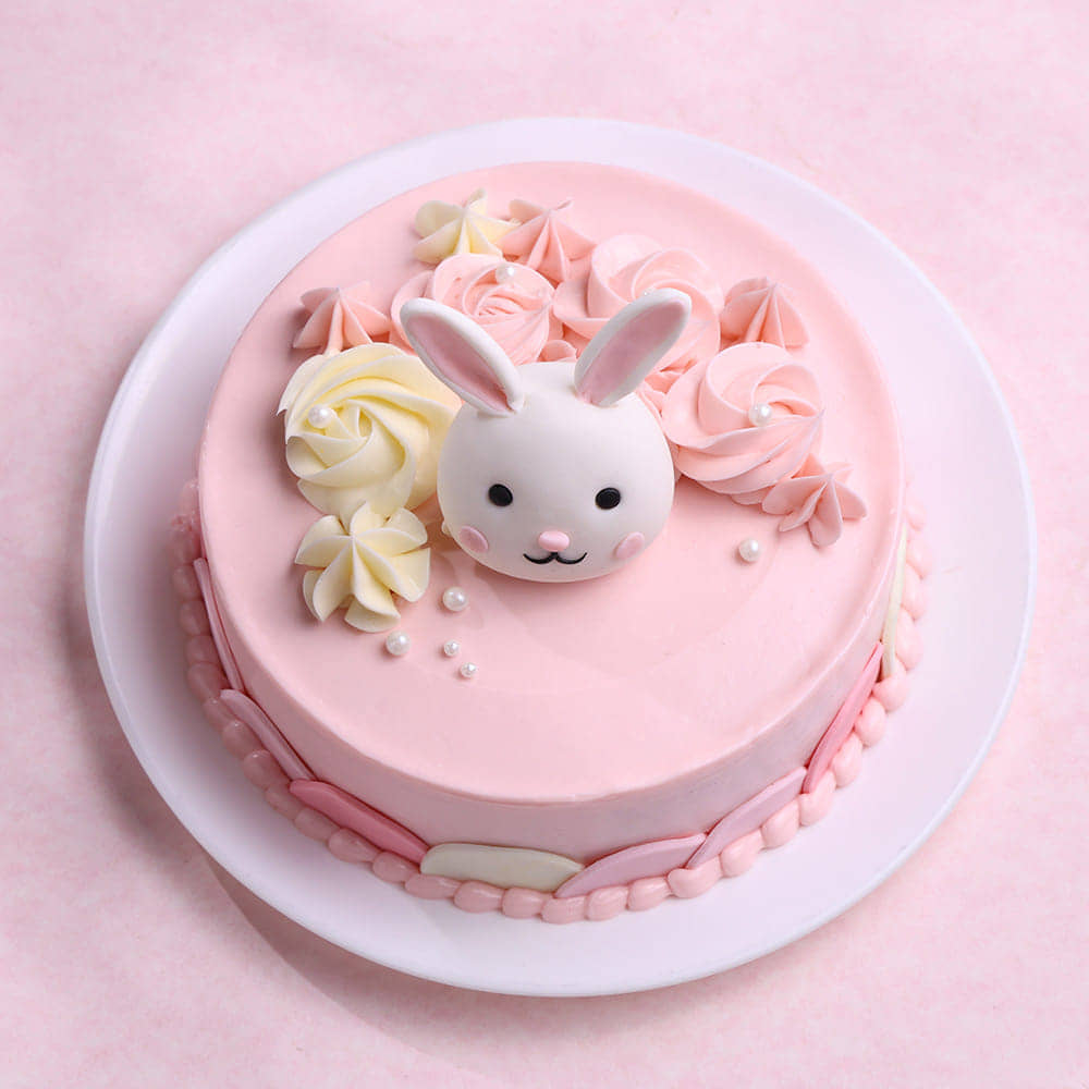 Bunny Face Pop Cake