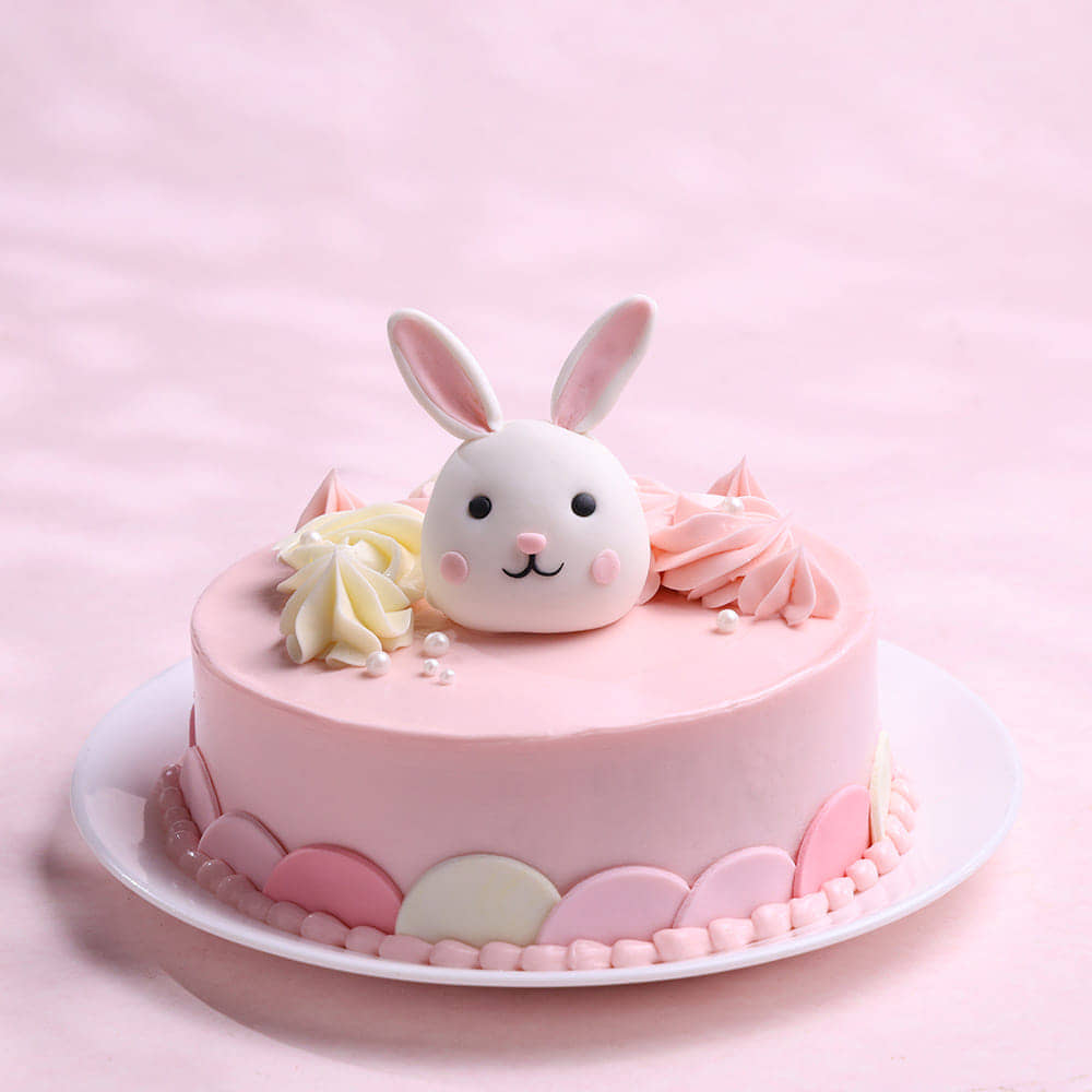 Bunny Face Pop Cake