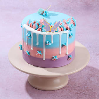 Butterfly Drip Cake Butterfly Drip Cake