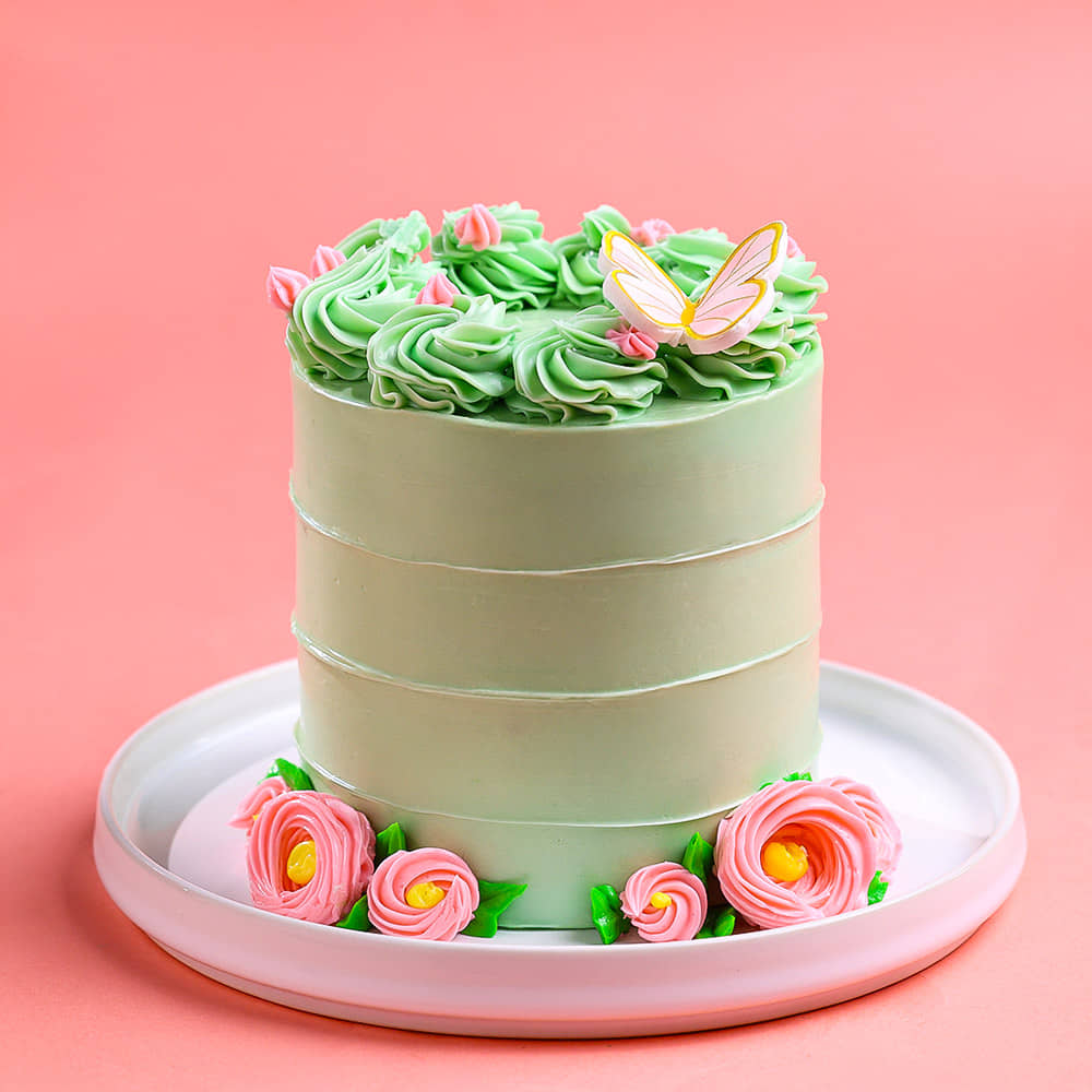 Butterfly Garden Bento Cake
