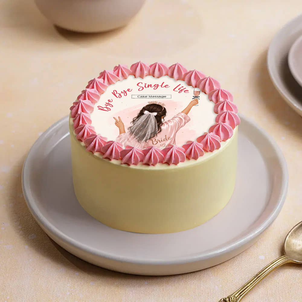 Bye Single Life Bride To Be Bento Cake