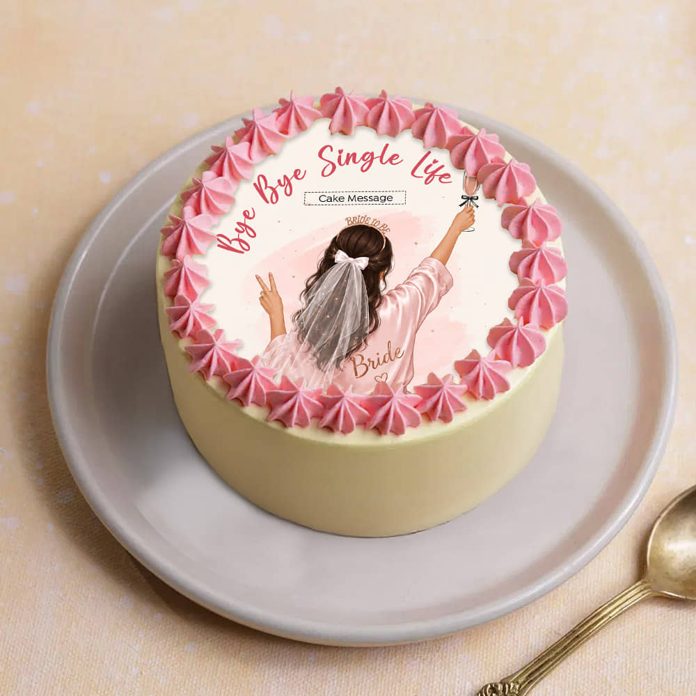 Bye Single Life Bride To Be Bento Cake