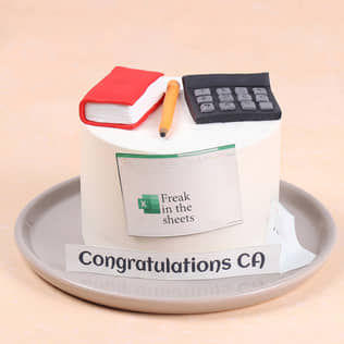 CA Congratulations Cake