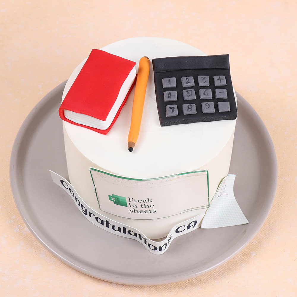 CA Congratulations Cake