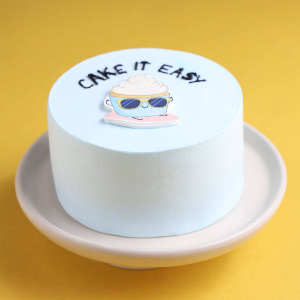 Side View of Cool Cravings Cake