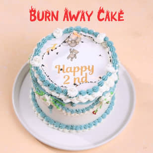 Calendar Vintage Fire Cake