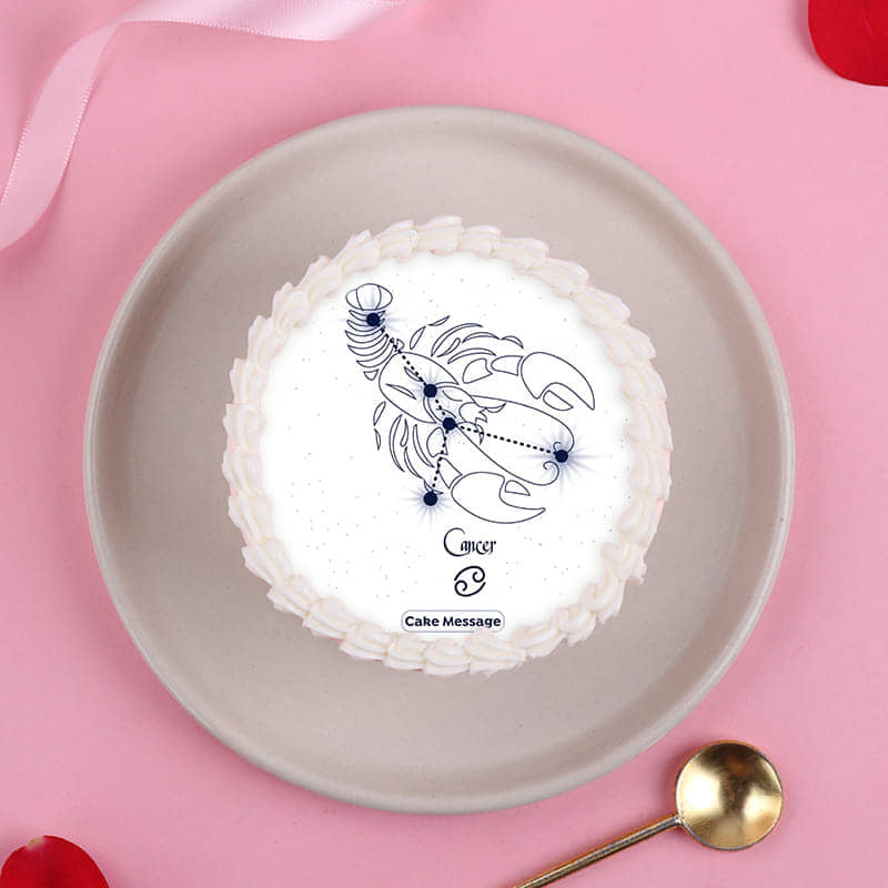 Cancer Zodiac Bento Cake