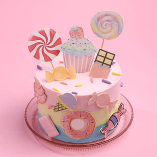 Candy Party Ombre Cake Candy Party Ombre Cake