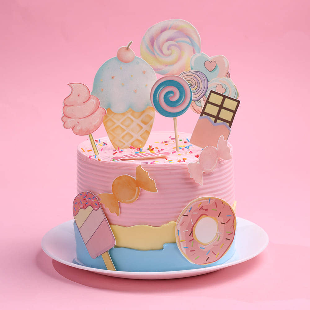 Candy Wonderland Ombre Cake