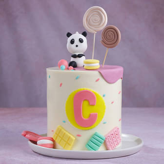 Candyland Panda Cake