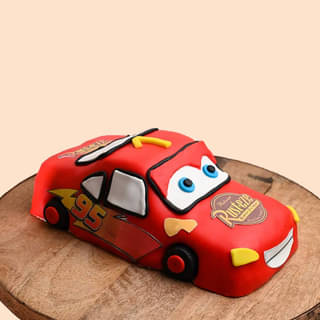 McQueen Racer - Car Theme Birthday Cake