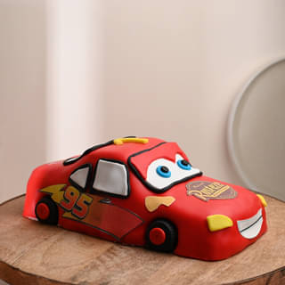 McQueen Racer - Car Theme Birthday Cake