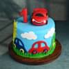 Car Theme Fondant Cake