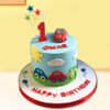 Car Theme Fondant Cake