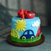 Car Theme Fondant Cake