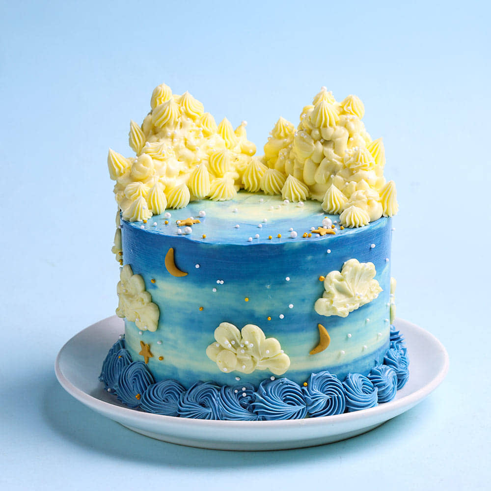 Celestial Cloud Cake