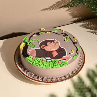 Order Charming Monkey Jungle Cake Online