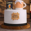 Beer Theme Birthday Cake