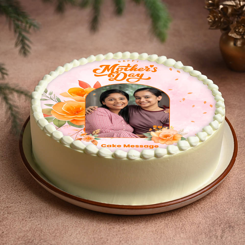 Front View: Personalised Mothers Day Cake