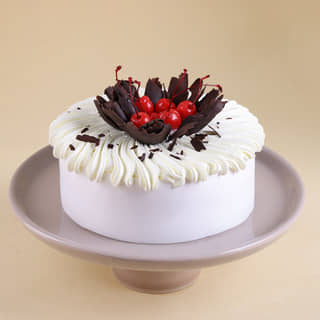Front View of Cherry Kissed Black Forest Cake Front View of Cherry Kissed Black Forest Cake