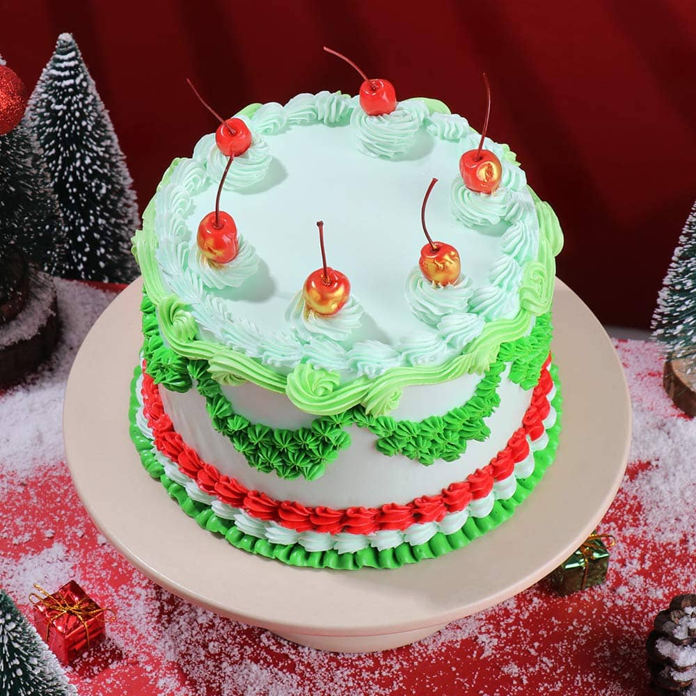 Cherry N Swirls Theme Cake