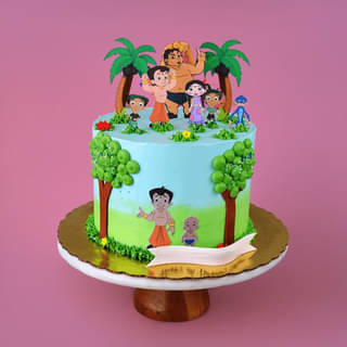 Chhota Bheem N Friends Adventure Cake Chhota Bheem N Friends Adventure Cake
