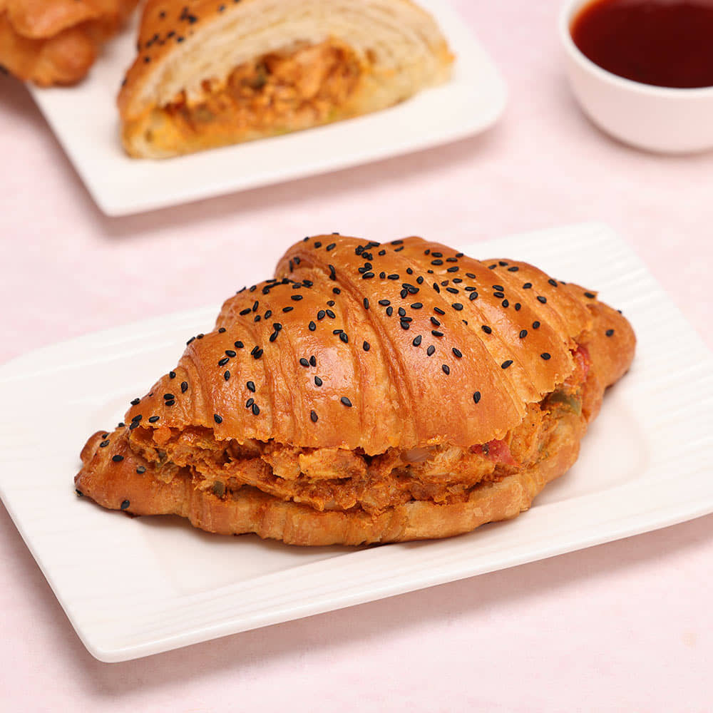 Chicken Tikka Masala Croissant Sandwich