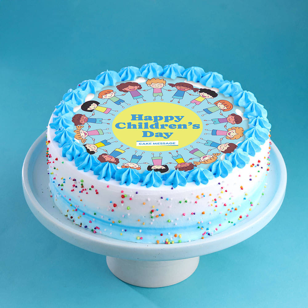 Childrens Day Celebration Photo Cake