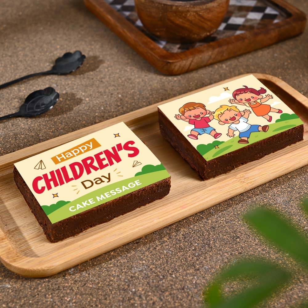 Childrens Day Choco Walnut Brownies