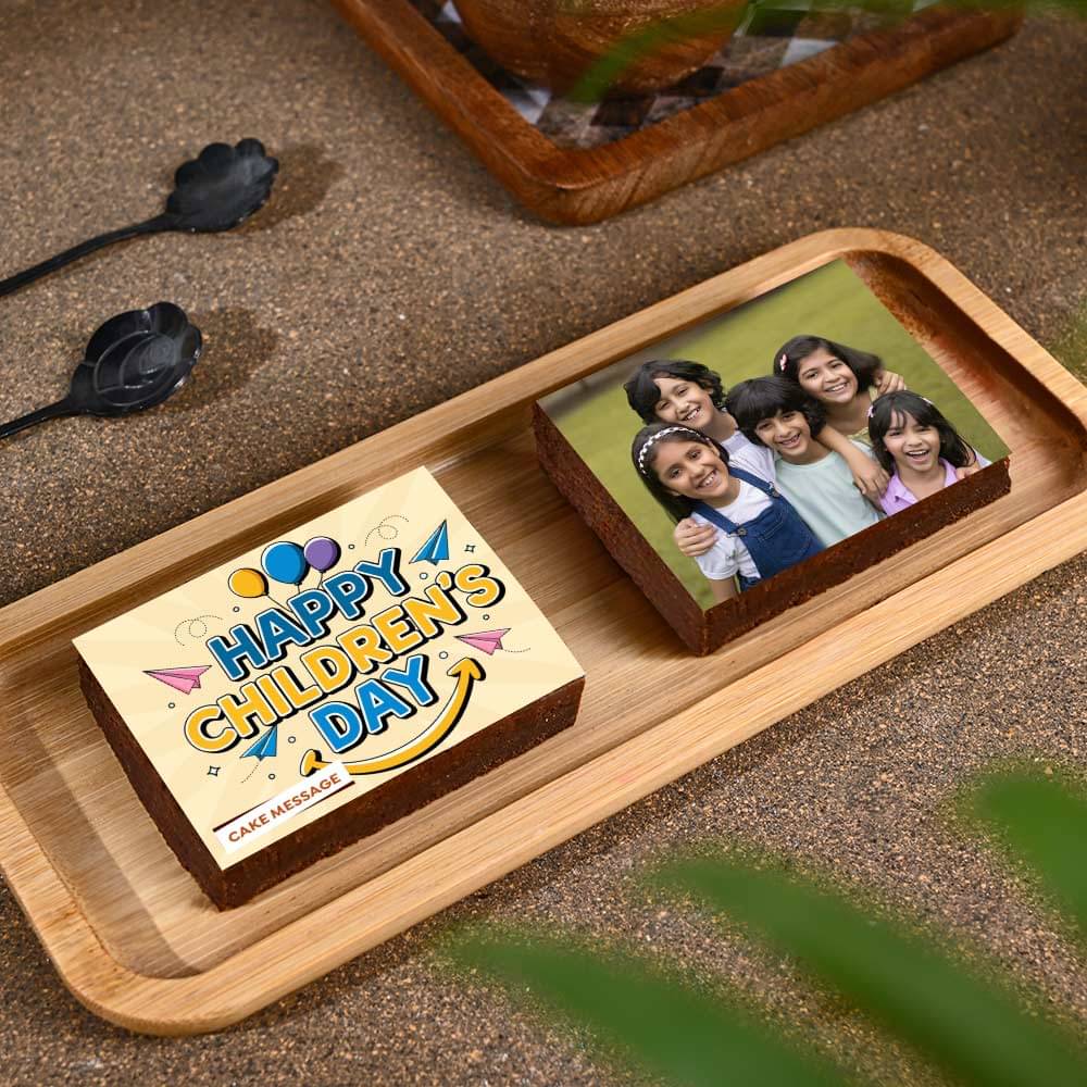 Childrens Day Personalised Choco Walnut Brownies
