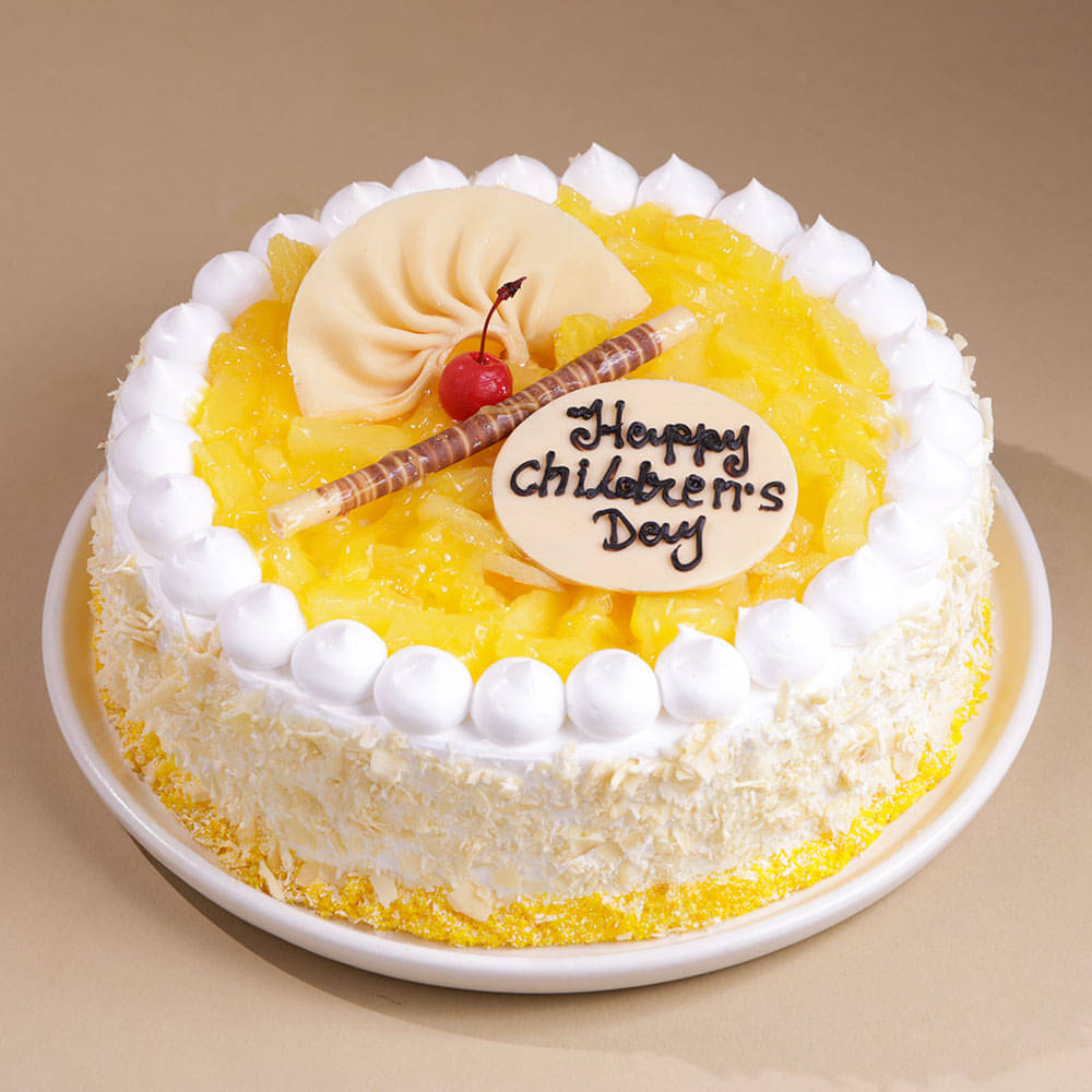 Childrens Day Pineapple Cake