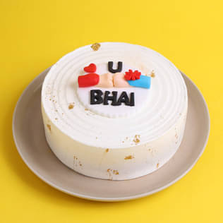 Chill With Bro Rakhi Cake