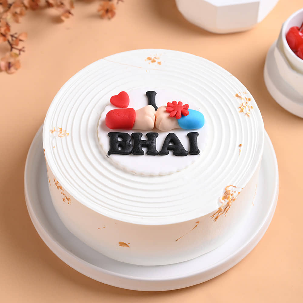 Chill With Bro Rakhi Cake
