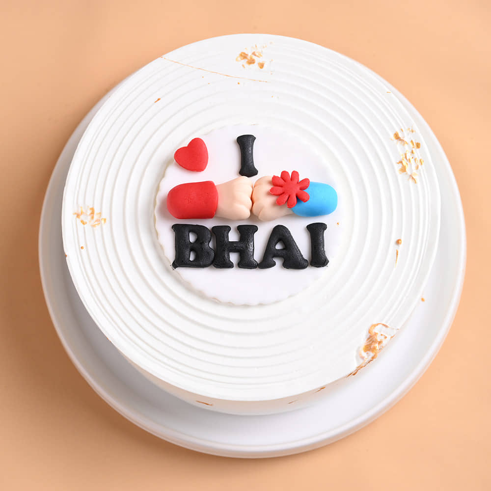 Chill With Bro Rakhi Cake