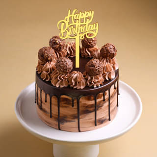 Choco Ferrero Cake Choco Ferrero Cake