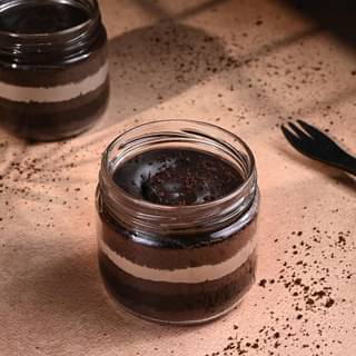 Choco Mud Jar Cake